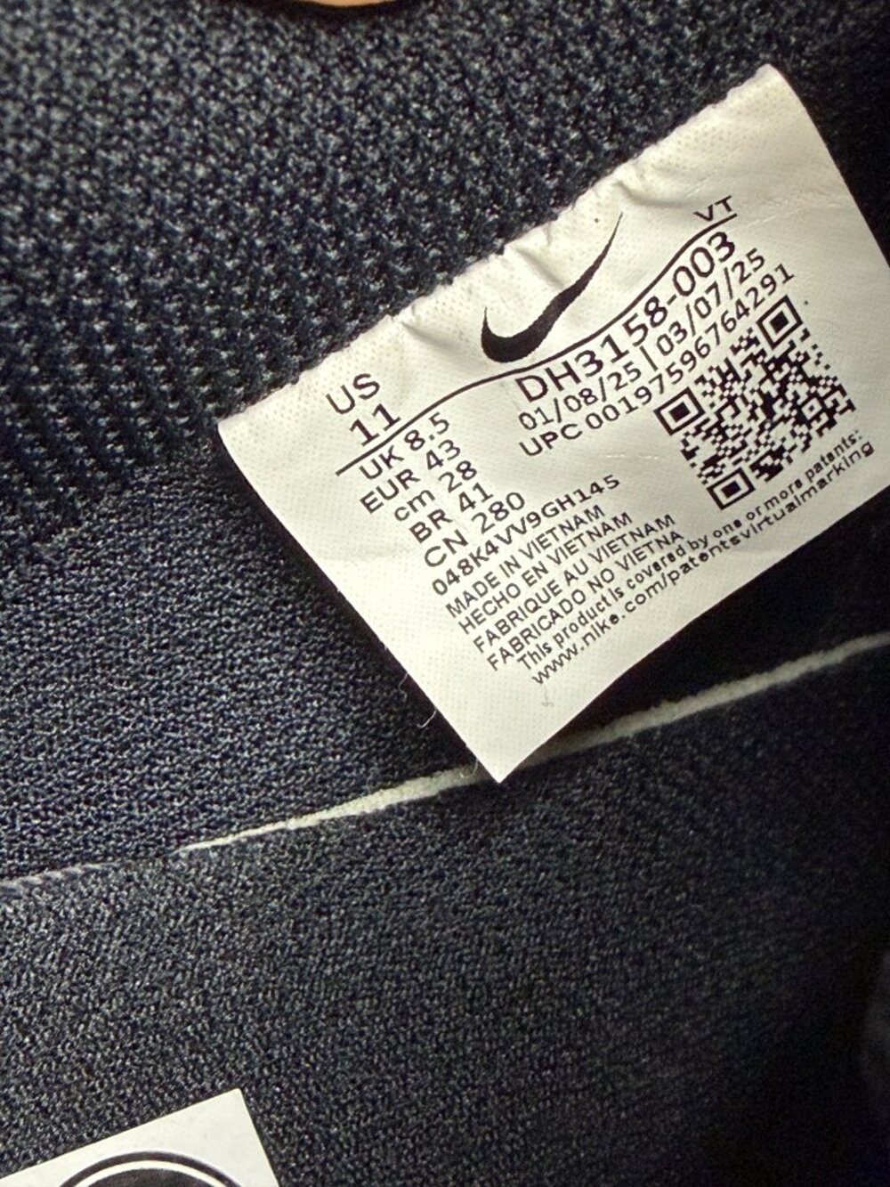 Nike Court Vision Low Next Nature Sneakers Tennis Shoes Women Panda 11 NWOT - Picture 13 of 13